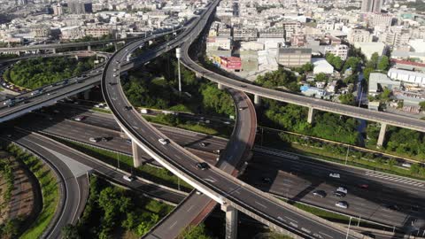 Expressway Interchange Kaohsiung 鼎金系統交流道 🇹🇼 (2019-07) {aerial}