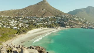 Drone captures Geronimo footage of village near sea shore