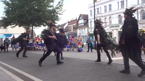 Beltane Border Morris - Logan Stone - Evesham - 25 Jun 23