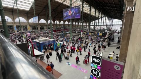 French Rail Lines Sabotaged Ahead of Olympic Opening Ceremony