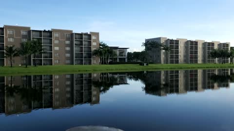 Morning view of Lakeshore Lake