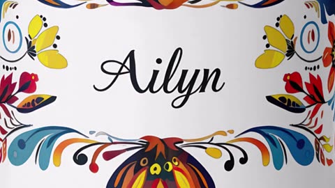 Ailyn’s Personalized Mug – How Cute Is This Custom Design? 🌸☕ #CustomGift #UniqueMug