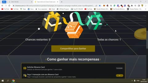 PEÇA SEU BINANCE CARD E GANHE 2 BUSD