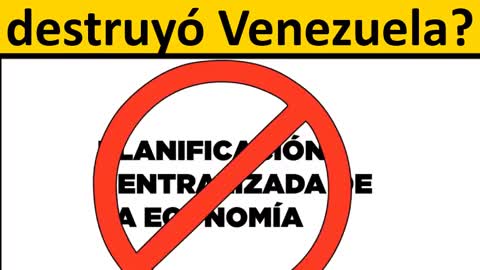 COMO EL SOCIALISMO DESTRUYO A VENEZUELA