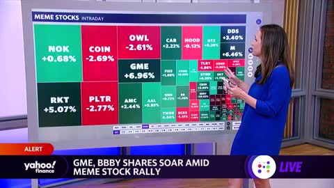 GameStop, Bed Bath & Beyond shares soar amid meme stock rally