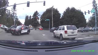 Girl Struck in Cross Walk by Cop Car