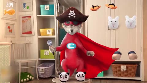 animated funny cats, educational videos for children's films