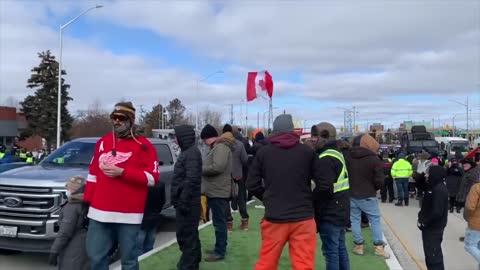 Ambassador Bridge UPDATE 🇨🇦*The Canadian People Are Strong*🇨🇦