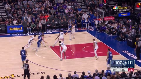 NBA - Malik Monk caps an 8-0 Sacramento run in OT!