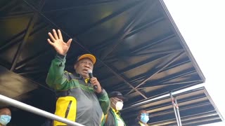 President Cyril Ramaphosa in Gqeberha