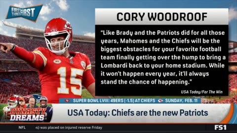 FIRST THINGS FIRST Chiefs are the new Patriots! - Nick previews Super Bowl LVIII Chiefs vs 49ers