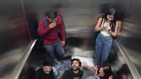 elevator prank