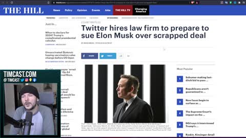 Twitter Prepares To SUE Elon Musk To FORCE Twitter Buyout, Elon Posts 4D Chess Meme MOCKING Twitter