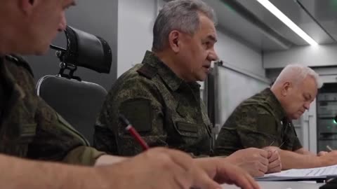 Shoigu visited a command post of the ‘West’ grouping where he got a progress report