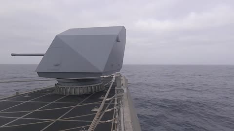 Littoral Combat Ship Live Fire with 57MM Naval Gun System