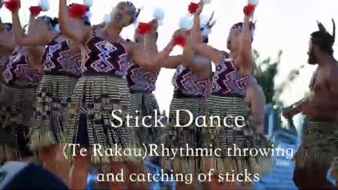 New Zealand Traditional Dance ＜Haka_Poi_Stick＞in Beautiful Sunset time in Guam