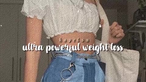 ੈ ultra powerful weight loss subliminal (listen once)