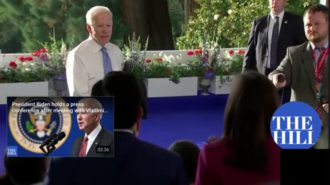 Joe Biden loses his temper at CNN Kaitlan Collins re Biden's statement Vladimir Putin