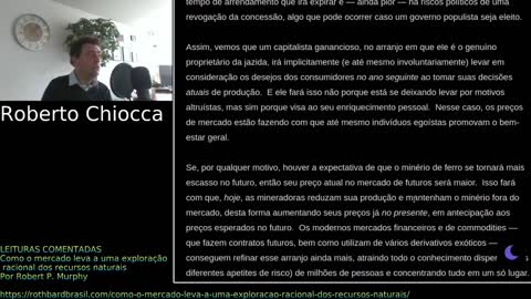 #15 Leituras Comentadas - Como o mercado leva a uma exploração racional dos recursos naturais