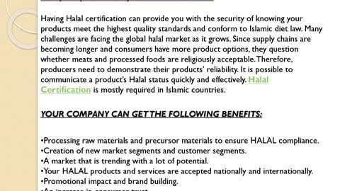 Benefits of Halal Certification in Saudi Arabia