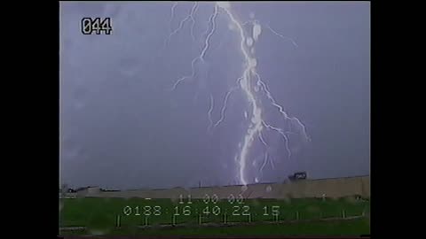 STS-135 Launch Pad Lightning Strike