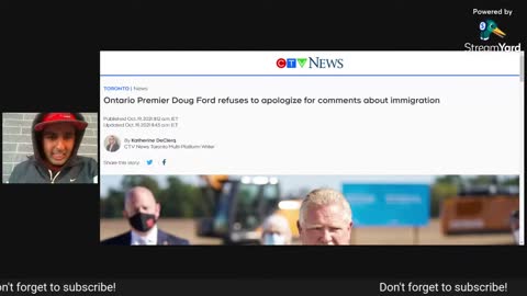 Premier Doug Ford under fire for comments about immigration