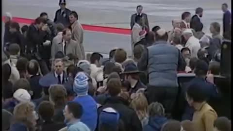 President Reagan’s and Pope John Paul II Remarks at their Arrival in Alaska on May 2, 1984