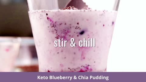 KETO Blueberry Pudding | KETO Diet Recipe