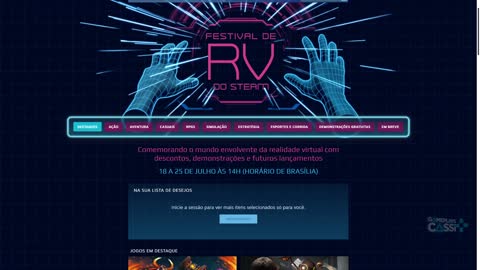 STEAM VR FEST SALE 2022 COMEÇOU! DEMONSTRAÇÕES GRÁTIS e OS MELHORES JOGOS BARATOS em PROMOÇÃO no PC!