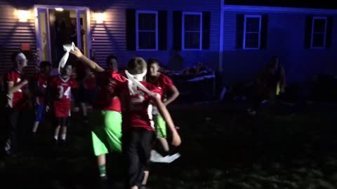 Police Officer Pranks Young Football Players As They TP A House