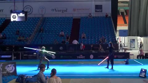 Star Wars duel on Fencing Senior World Championships Moscow 2015