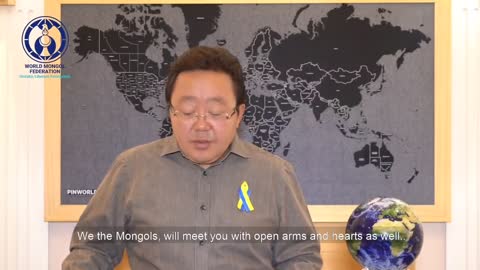 Former Mongolian President Tsakhiagiin Elbegdorj urged Russians not to fight against Ukraine