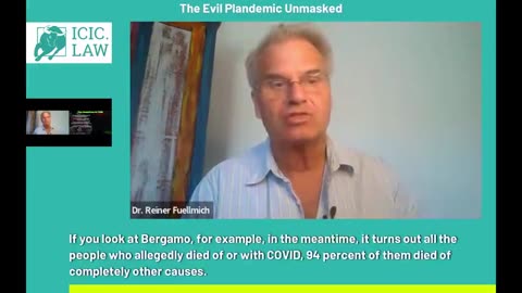 ICIC w/ Reiner Fuellmich & J. Jay Couey, Ph.D. / The Evil Plandemic Unmasked