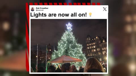 Half-y holidays! Christmas tree lighting fail at British Parliament