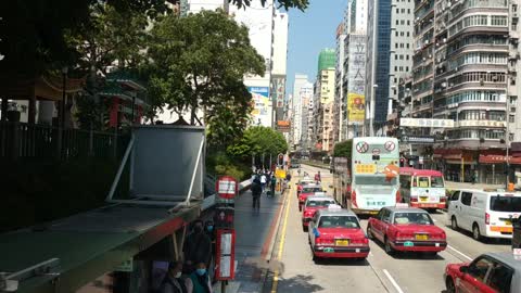 Hongkong road view_Bus 234X_Nathan Rd_Jordon Part_20210216