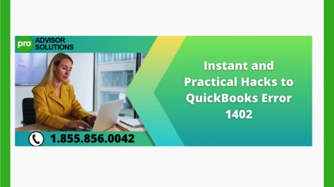 Effortless Fix For QuickBooks Error 1402