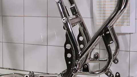 Nickel Plating a BSA motorcycle frame