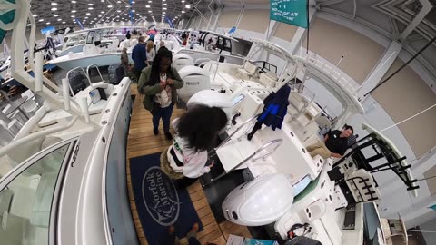 Blasian Babies Family Checking Out The Wares At The Mid-Atlantic Sports And Boat Show, Part 2