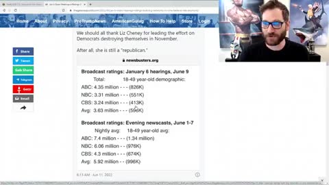 TRUMP WINS AS JAN 6 SHAM HEARINGS ARE A RATINGS BUST FOR BIG NETWORKS