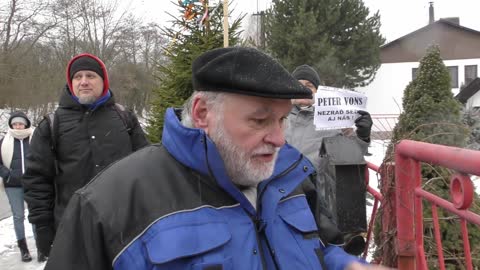 30.1.2022 Martin - Otázky občanov u poslanca NRSR Petra Vonsa na Americké základne na Slovensku.