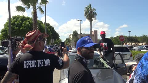 Protester Lashes Out at Jews and Christians at #JEXIT Rally - Police Shut Him Down!