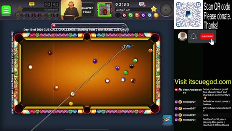 The 8 Ball & 9 Ball Pool LIVE Show with ITSCUEGOD