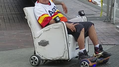 Motorized Hover-Board Chair