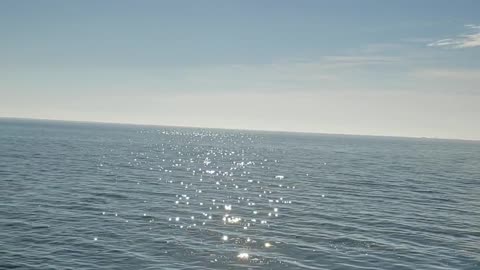 Sun Glistening off water on Chesapeake Bay