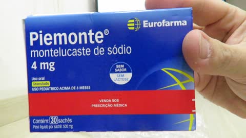 Piemonte 4mg 30 Sachês - Montelucaste de Sódio