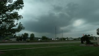 Time lapse of a storm moving