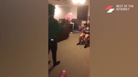 popping balloons gone wrong