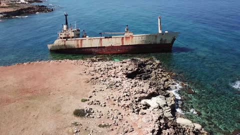 Shipwreck in Cyprus