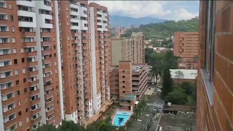 Medellin, Colombia. Chilling out in Los Colores