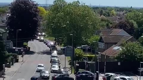 The McDonald's drive-thru in this English town is totally insane